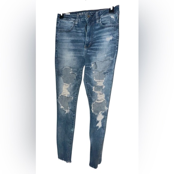 American Eagle super high rise jegging jeans next level stretch size 6 - Picture 1 of 9